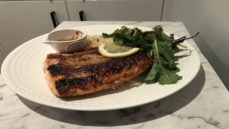 Easy Honey Mustard Salmon