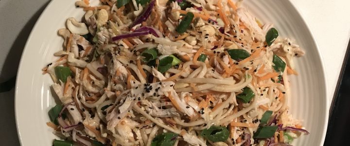 Crunchy Chicken Noodle Salad